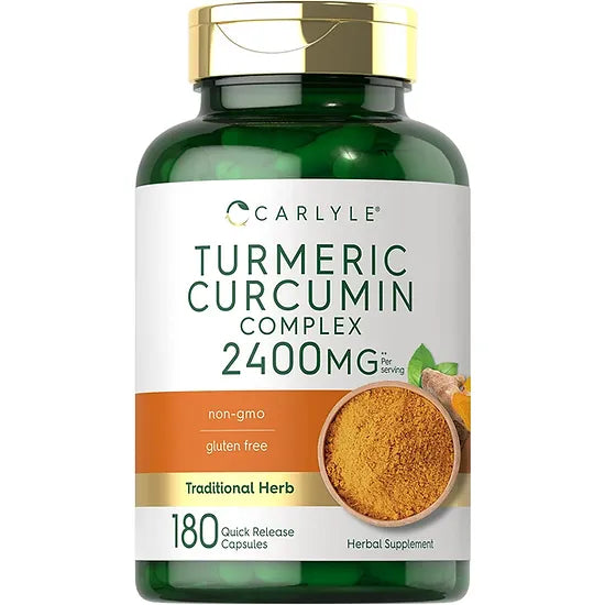Turmeric Curcumin Carlyle 2.400mg (180 cápsulas)