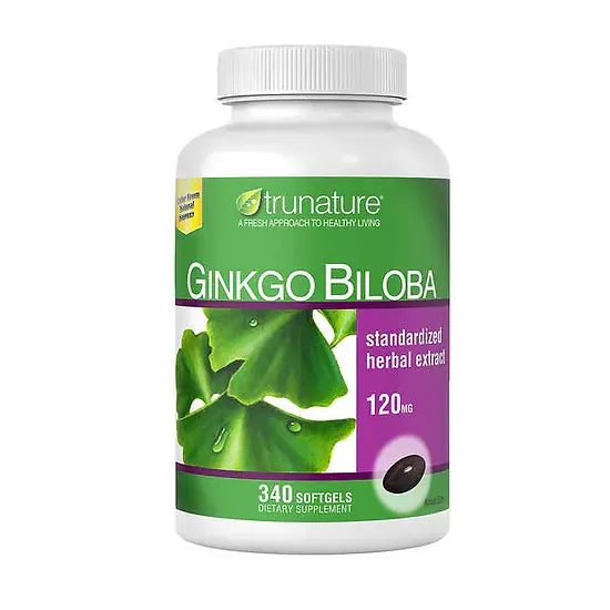 Ginkgo Biloba Trunature 120mg (340 softgels)