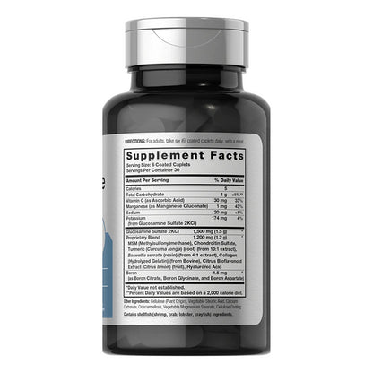 Glucosamina Condroitina + MSM y Cúrcuma Horbaach (180 capletas)