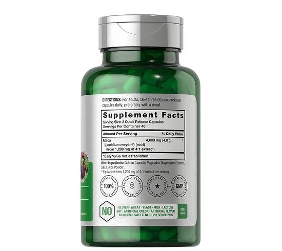 Maca Horbaach 4.800mg (120 cápsulas)