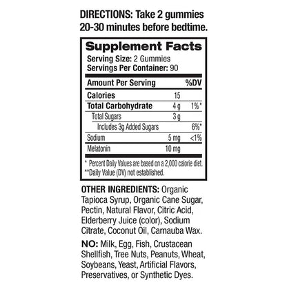 Melatonina NATROL 10mg (180 gomitas)