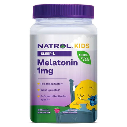 Melatonina Kids NATROL 1mg (180 gomitas)