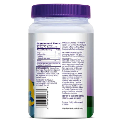 Melatonina Kids NATROL 1mg (180 gomitas)