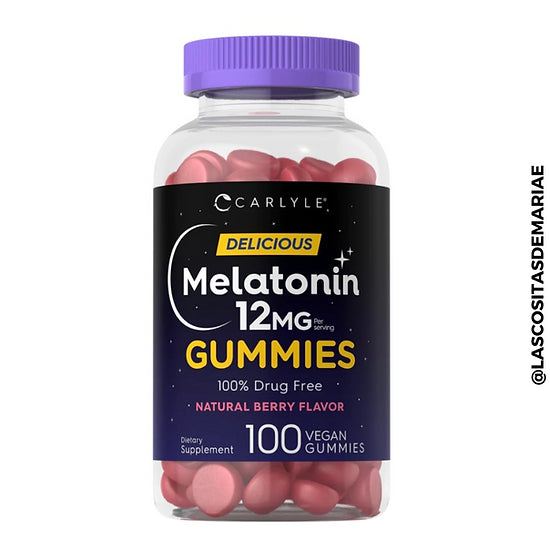 Melatonina Carlyle 12mg (100 gomitas)