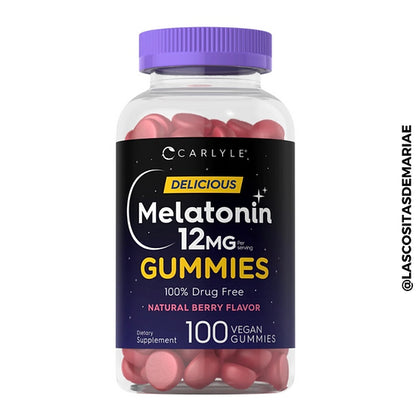 Melatonina Carlyle 12mg (100 gomitas)