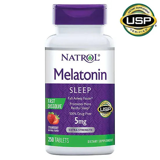 Melatonina NATROL 5mg (250 tabletas)