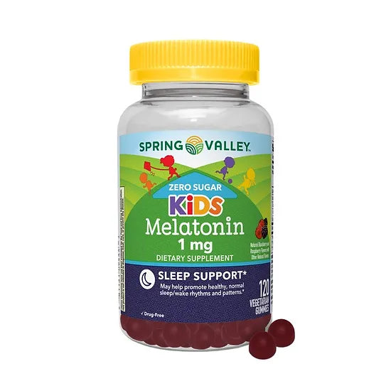 Melatonina Kids sin Azúcar Spring Valley (120 gomitas)