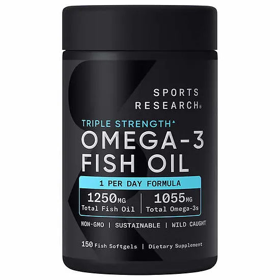 Omega 3 Fish Oil Sports Research (150 softgels)