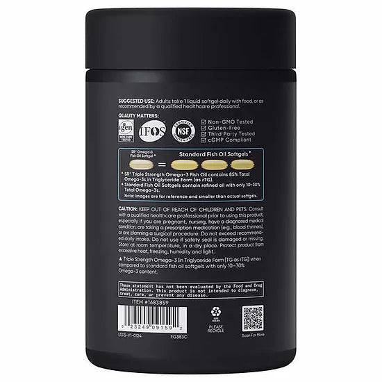 Omega 3 Fish Oil Sports Research (150 softgels)