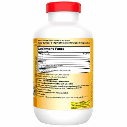 Fish Oil Kirkland 1.000mg (400 softgels)