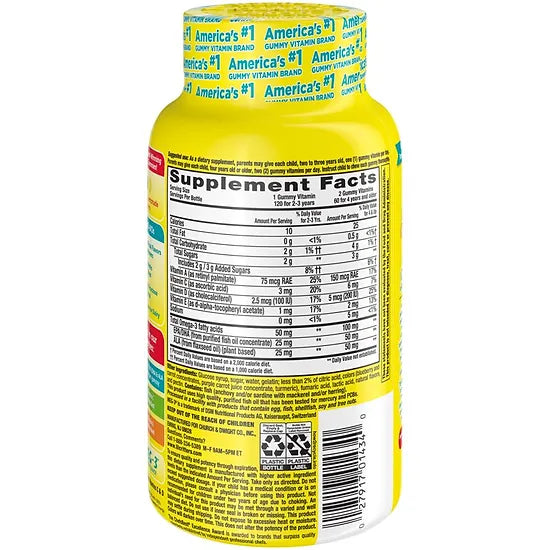 Omega 3 Lil Critters (120 gomitas)