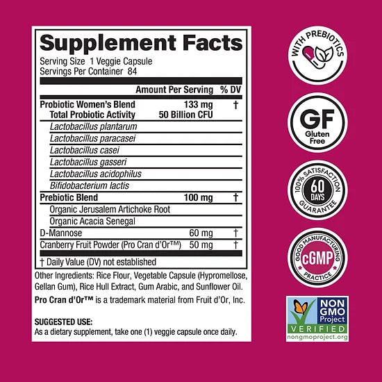 Probióticos de Mujer Physicians Choice (84 cápsulas)