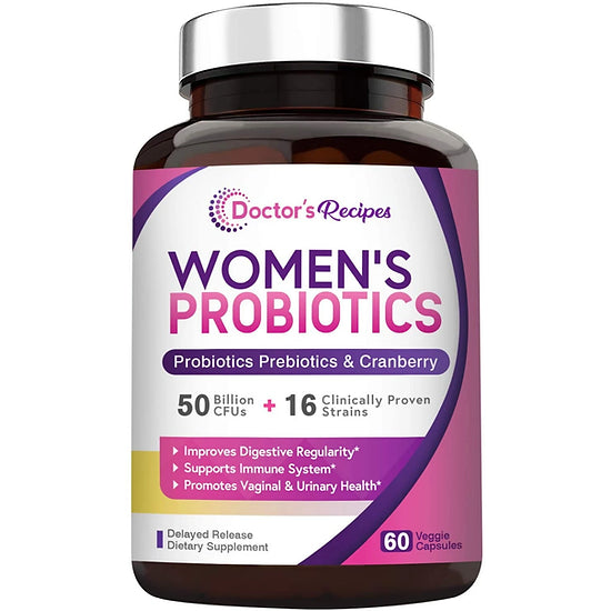 Probióticos de Mujer Doctor's Recipes 50 Billones (60 cápsulas)
