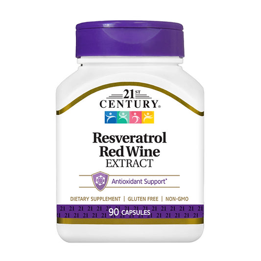 Resveratrol 21st Century (90 cápsulas)