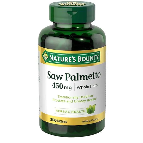 Saw Palmetto Nature’s Bounty 450mg (250 cápsulas)
