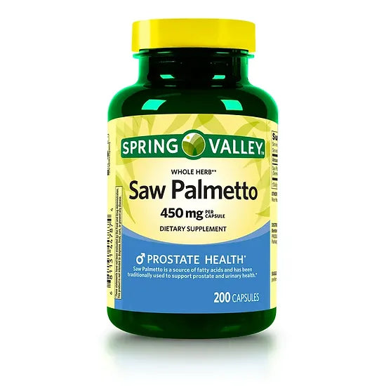 Saw Palmetto Spring Valley 450mg (200 cápsulas)