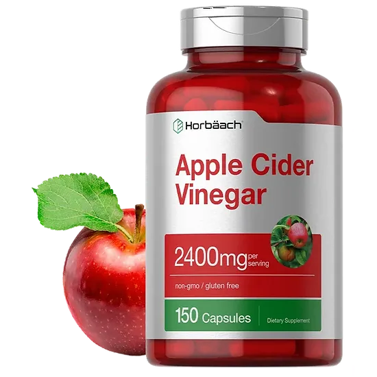 Vinagre de Sidra de Manzana 2.400mg Horbaach (150 cápsulas)