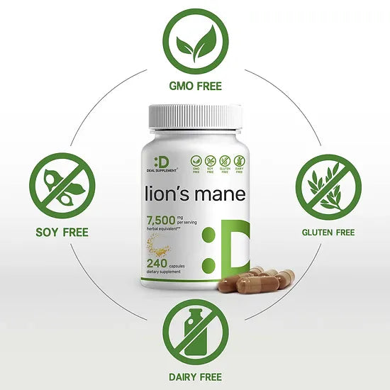 Melena de León Deal Supplement 7.500mg (240 cápsulas)