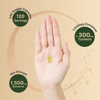 Berberina NatureBell 1.500mg (240 cápsulas)