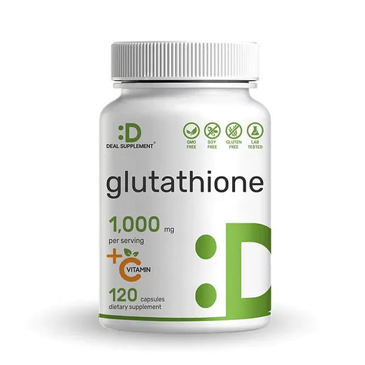 Glutathione + Vitamina C Deal Supplement 1.000mg (120 cápsulas)