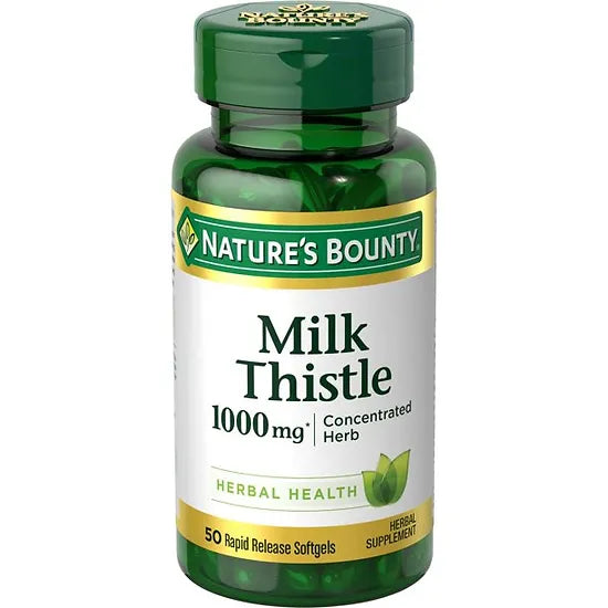 Milk Thistle 1.000mg Nature's Bounty (50 softgels)