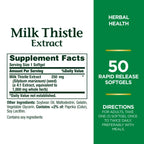 Milk Thistle 1.000mg Nature's Bounty (50 softgels)