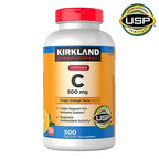Vitamina C Masticable Kirkland 500mg (500 tabletas masticables)