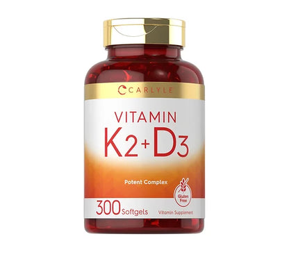 Vitamina K2 + D3 Carlyle (300 softgels)