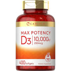 Vitamina D3 Carlyle 250mcg(10.000IU) (400 softgels)