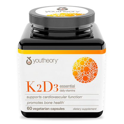 Vitamina K2D3 Youtheory (60 cápsulas)