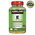 Vitamina E Kirkland 180mg(400IU) (500 softgels)