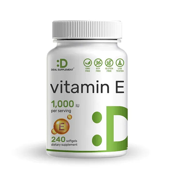 Vitamina E Deal Supplement 1.000IU (240 softgels)