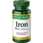 Hierro Nature’s Bounty 65mg (100 tabletas)