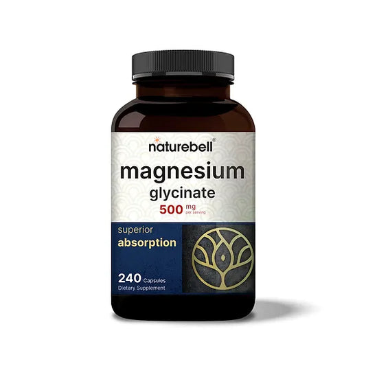 Glicinato de Magnesio NatureBell 500mg (240 cápsulas)