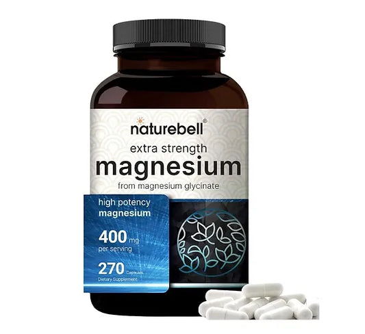 Glicinato de Magnesio NatureBell 400mg (270 cápsulas)