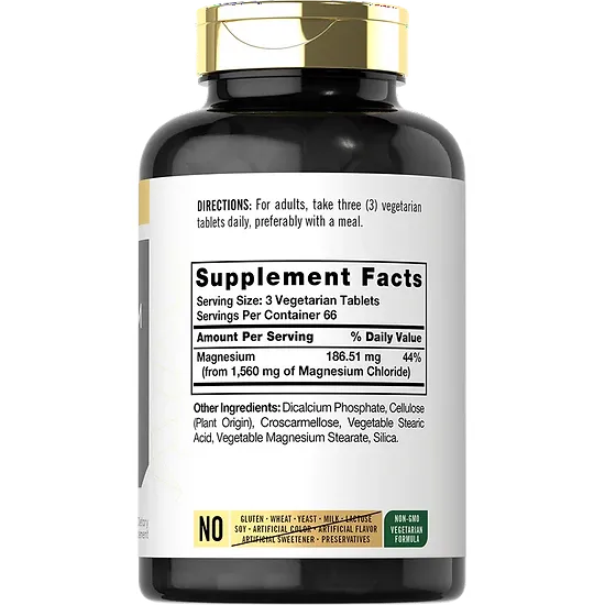 Cloruro de Magnesio Carlyle 1.560mg (200 tabletas)