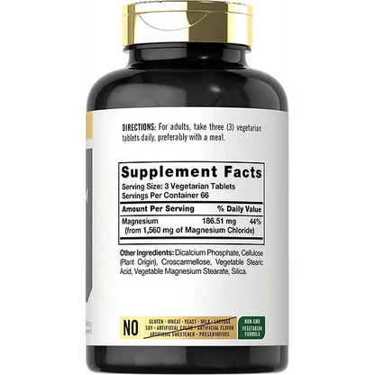 Cloruro de Magnesio Carlyle 1.560mg (200 tabletas)
