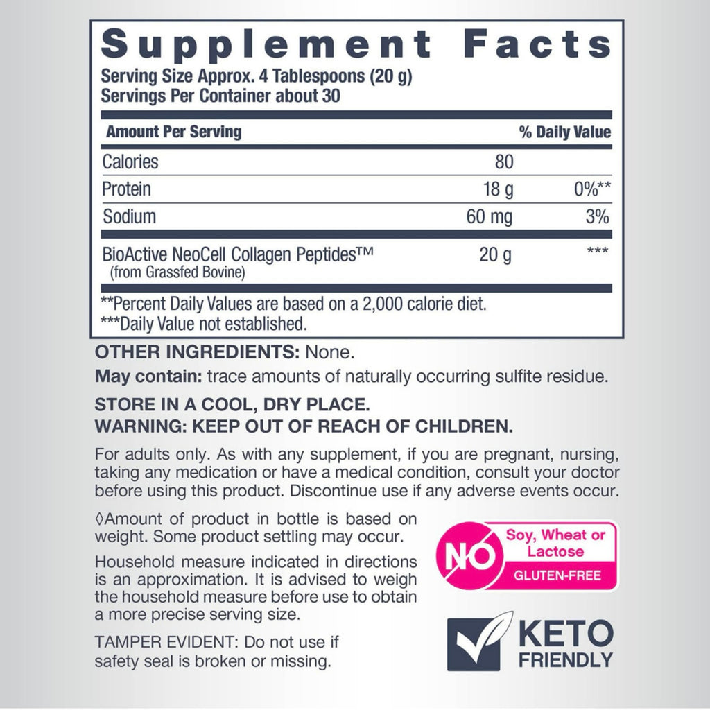 Super Colágeno NEOCELL (600 gramos)