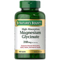 Glicinato de Magnesio Nature’s Bounty 240mg (180 cápsulas)