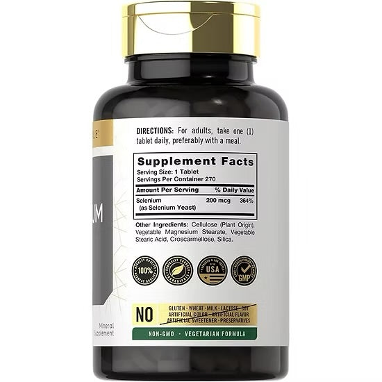 Selenio Carlyle 200mcg (270 tabletas)