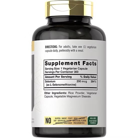 Selenio Carlyle 200mcg (300 cápsulas)