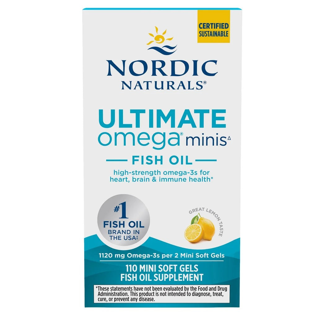 Ultimate Omega Minis Nordic Naturals 1.120mg (110 mini softgels)