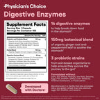Enzimas Digestivas Physician's Choice (150 cápsulas)
